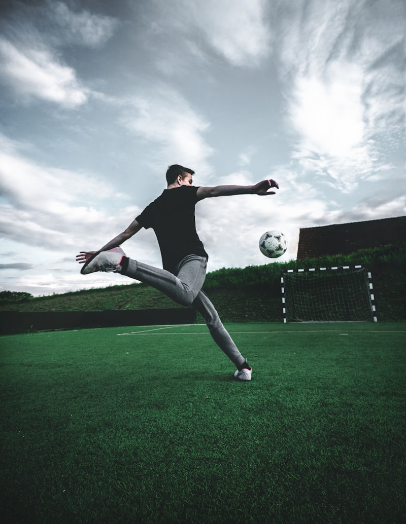 Football player training